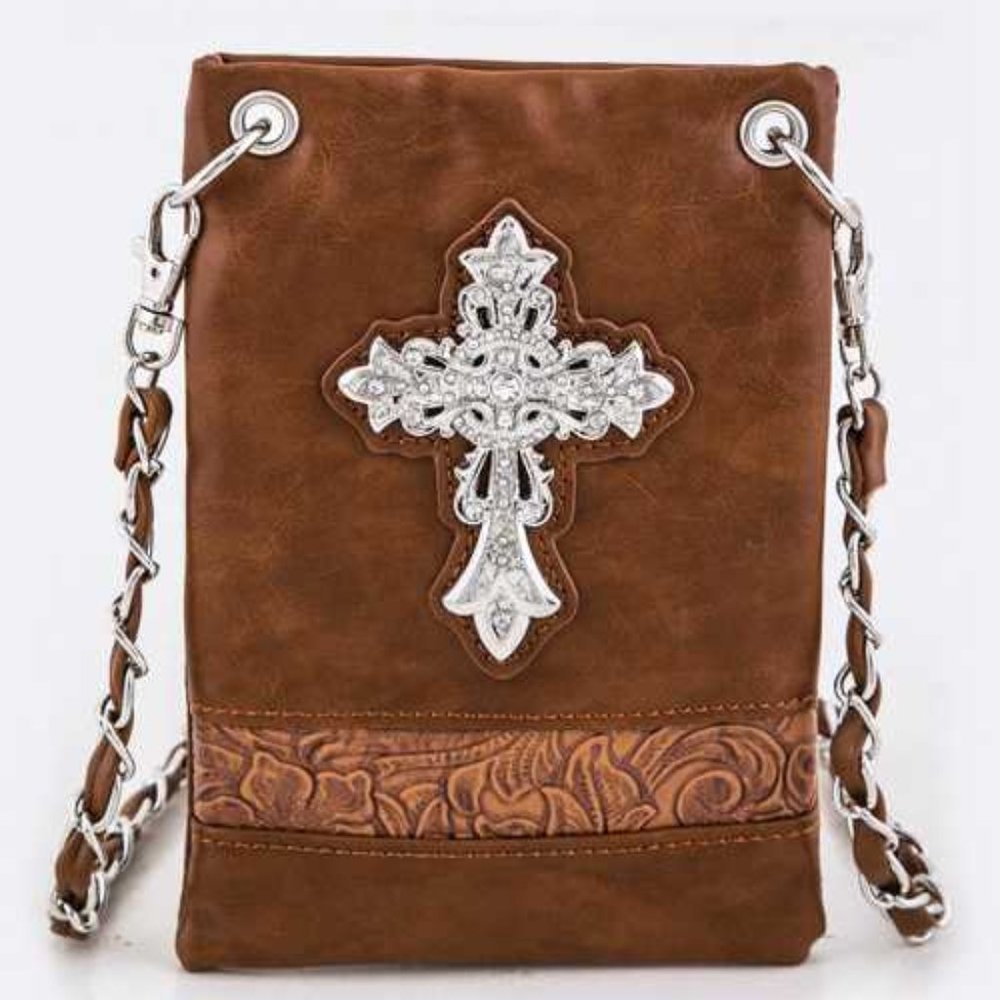 Crystal Cross Western Swing Bag